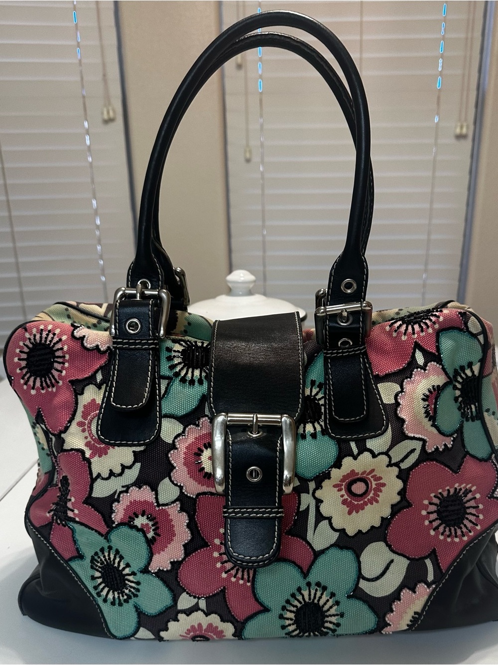 Isabella Fiore Floral “wow”tote.  Beautiful bag - good condition